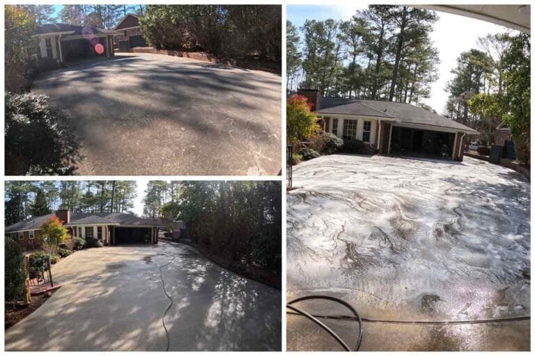 Pressure Washing Driveway Service