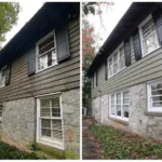 Pressure Washing and Painting House