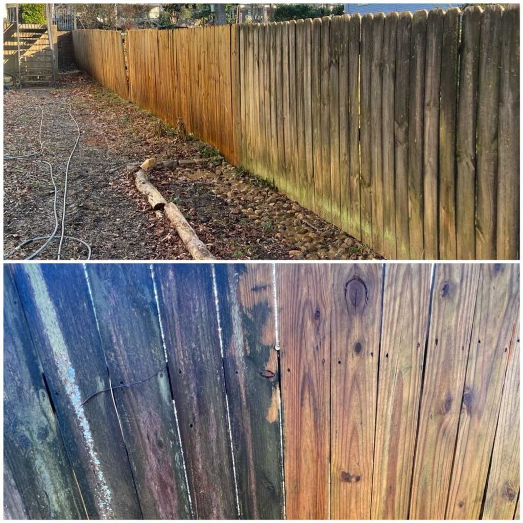 Pressure Washing | Fence washing